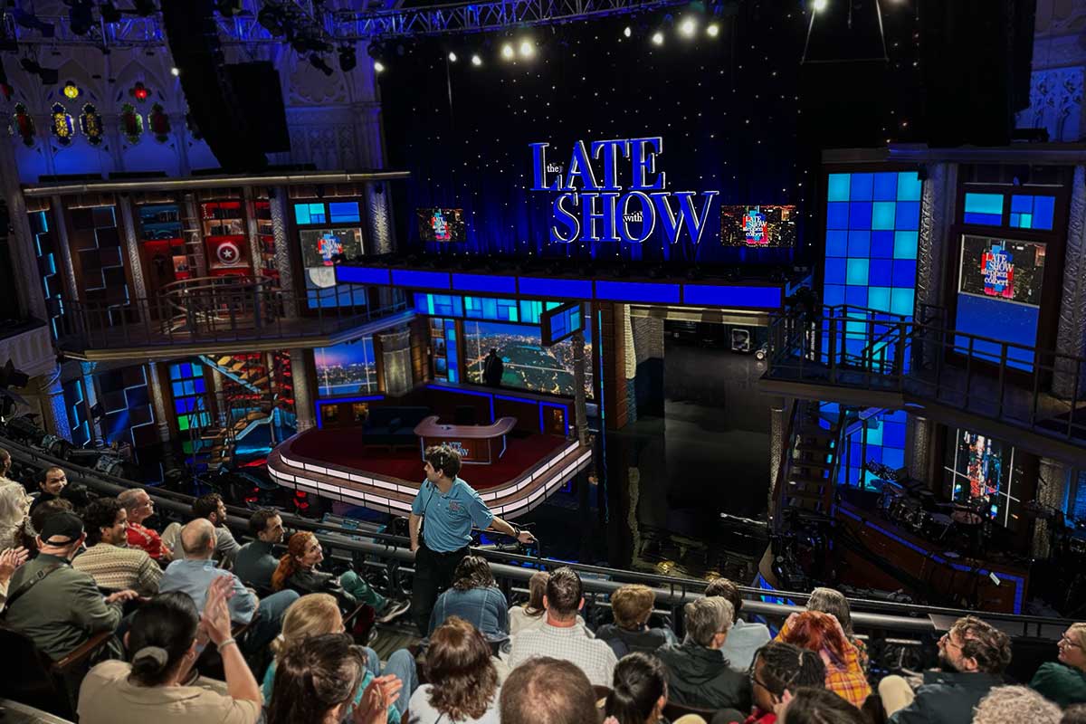 The Late Night Show with Stephen Colbert in New York. Photo: 123nyc.org / Raman Shaunia